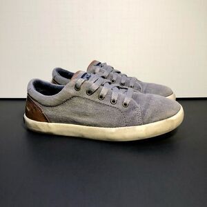 Boys SPERRY Top-Sider Tuck LTT Gray Lace Up Sneakers / Size 2M